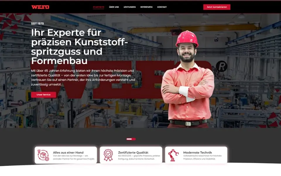Webdesign-Projekt WEFO