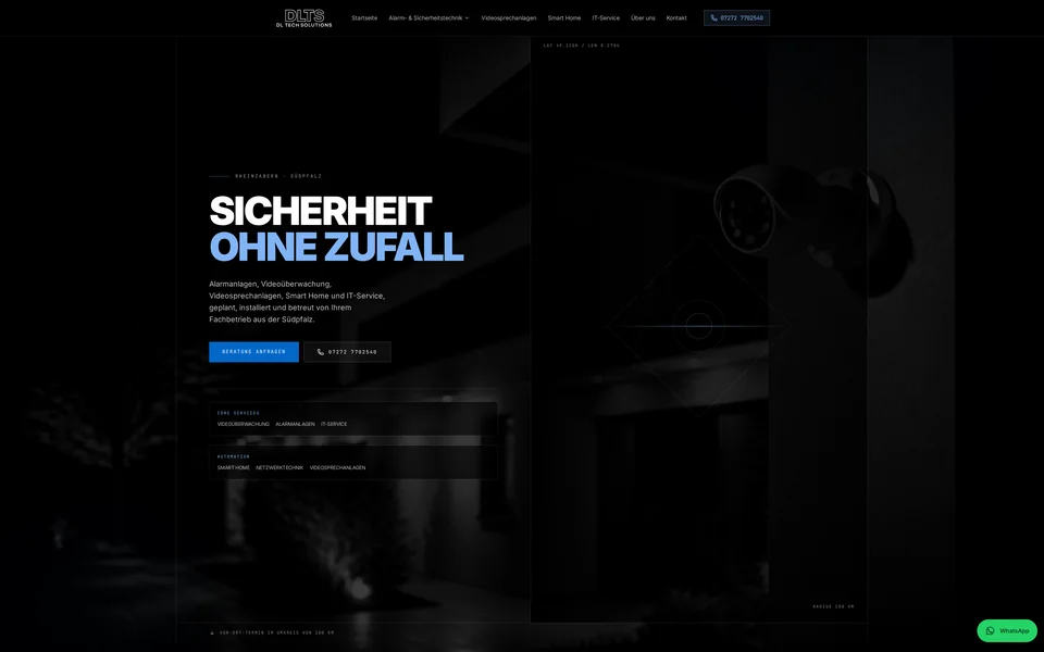Webdesign-Projekt DL Tech Solutions