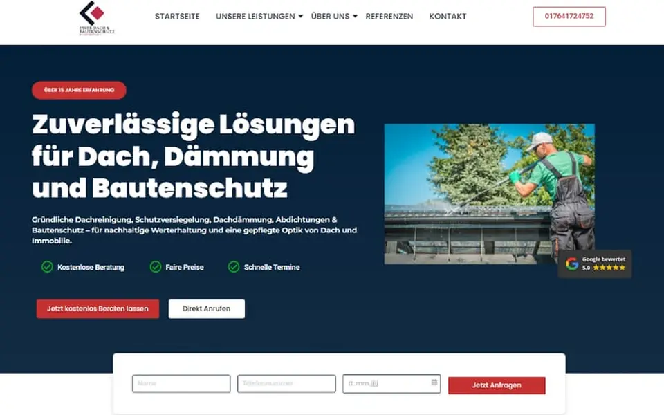 Website für Esser Bau