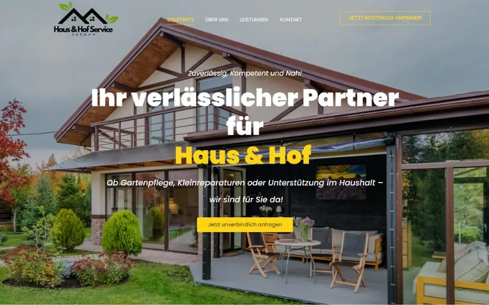 Webdesign-Projekt Haus & Hof